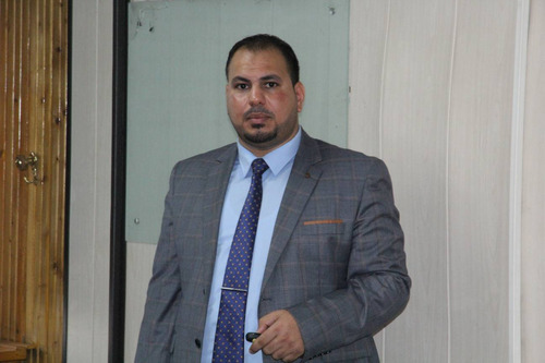 Defense of the thesis of Ali Abdulzahra Jasim , a masters student in the field of Anesthesia in the School of Allied Medical Sciences